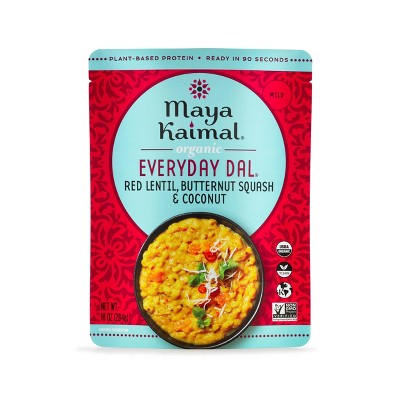 MAYA KAIMAL ORGANIC EVERYDAY DAL RED LENTIL BUTTERNUT SQUASH COCONUT CS OF 6 10 OZ
