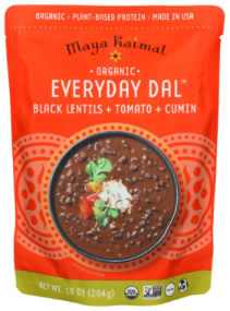 MAYA KAIMAL 10oz ORGANIC EVERYDAY DAL BLACK LENTIL TOMATO & CUMIN
