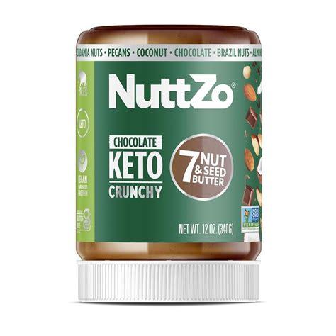 NUTTZO 12oz 7NUT & SEED BUTTER, CHOCOLATE KETO CRUNCHY
