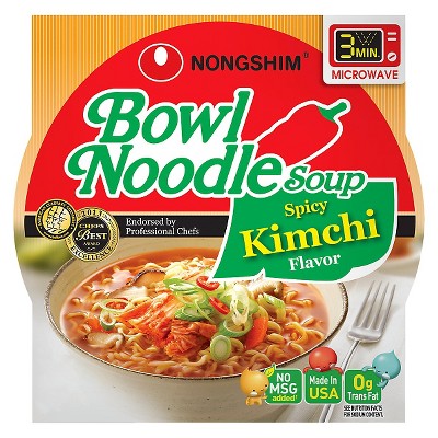 NONG SHIM - 3.03oz SPICY KIMCHI RAMYUN NODDLES BOWL