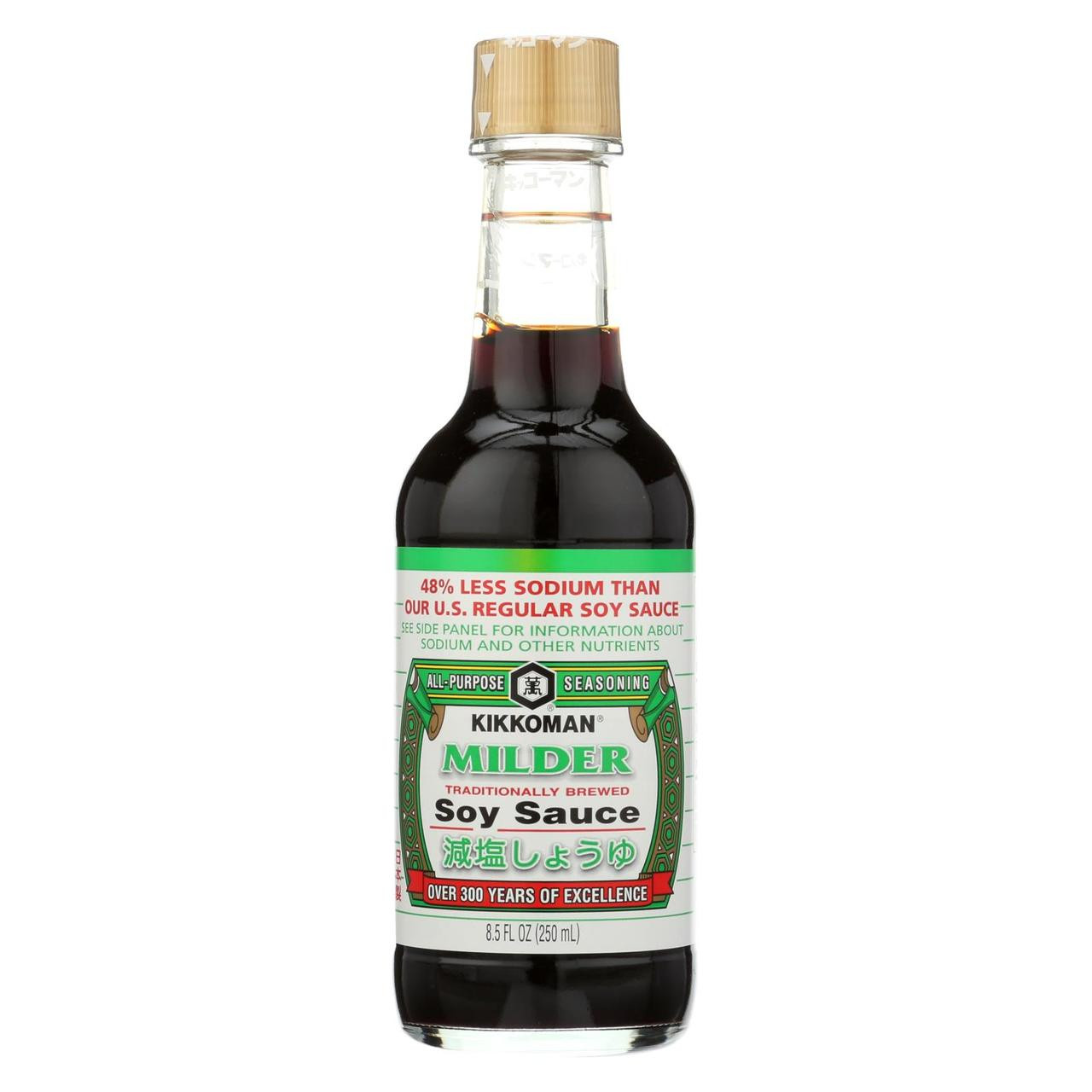 KIKKOMAN 8.5FLOZ MILDER SOY SAUCE