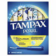 TAMPAX PEARL 8ct LEAKGUARD PROTECTION REGULAR 