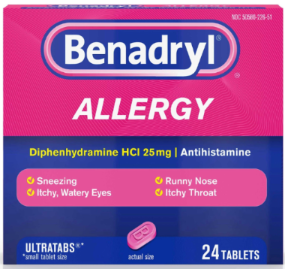 BENADRYL 24ct ALLERGY 