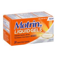 MOTRIN 20ct  LIQUID GELS 200 mg