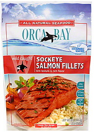ORCA BAY FOODS 10oz FILLETS SOCKEYE SALMON 