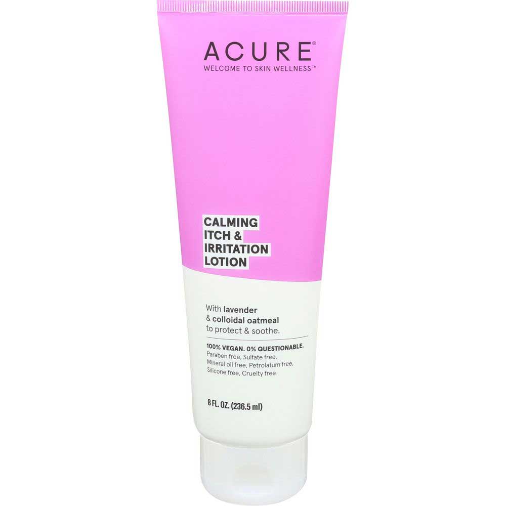 ACURE 8oz LOTION CALMING ITCH AND IRRITATION LOTION LAVENDAR AND OATMEAL