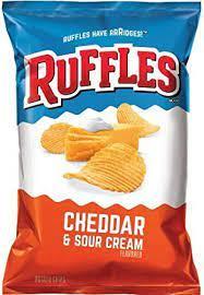 RUFFLES 8oz CHEDDAR & SOUR CREAM 