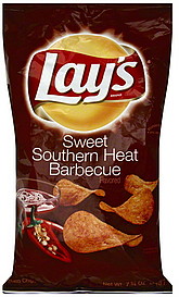 LAY'S 7.75oz SWEET SOUTHERN HEAT BBQ