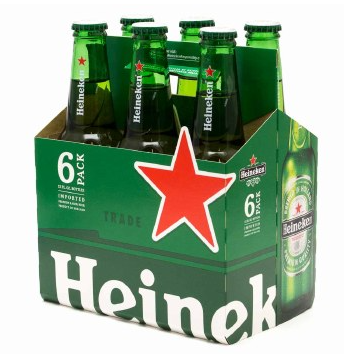 HEINEKEN 12oz ORIGINAL (6PK) NR
