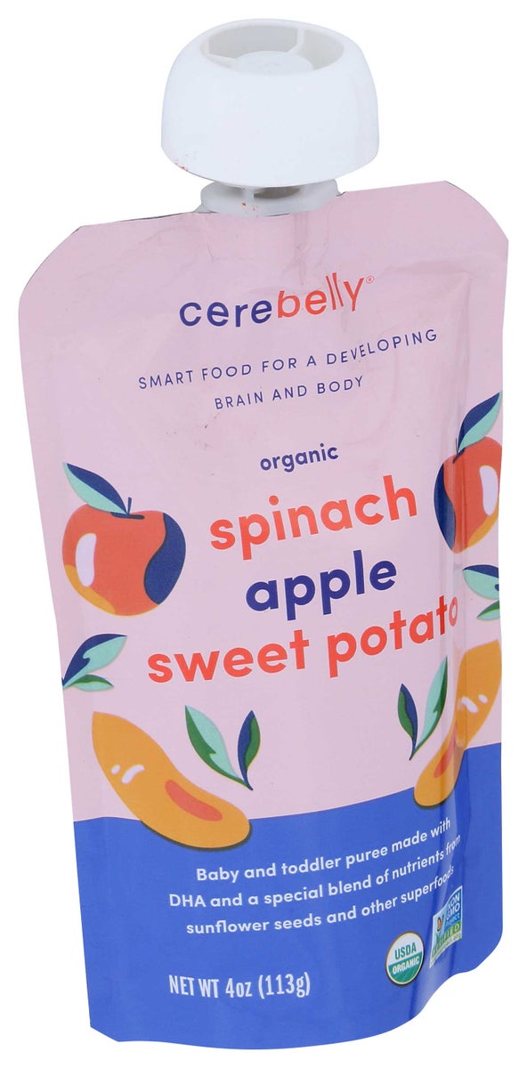 CEREBELLY 4oz SPINACH/APPLE/SWEET POTATO