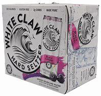 WHITE CLAW 6-12oz HARD SELTZER BLACK CHERRY 