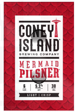 CONEY ISLAND BREWING COMPANY 72oz MERMAID PILSNER (6PK)