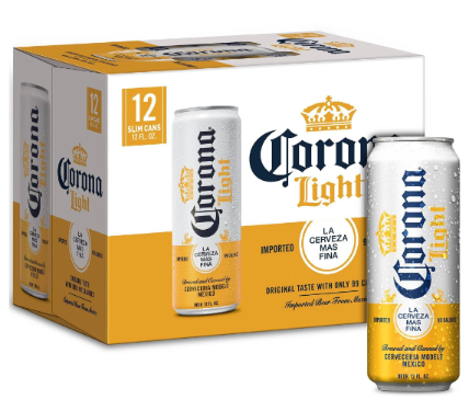 CORONA LIGHT 144FLOZ (12PK) CAN