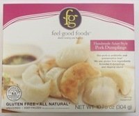 FEEL GOOD FOODS 10oz PORK POTSTICKERS