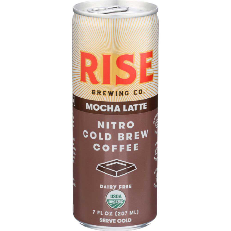 RISE 7oz NITRO COLD BREW, MOCHA LATTE