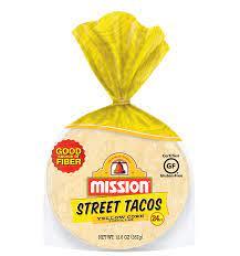 MISSION 12.6oz STREET TACOS YELLOW CORN TORTILLAS