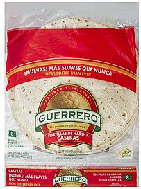 GUERRERO 20oz BURRITO FLOUR TORTILLAS CASERA