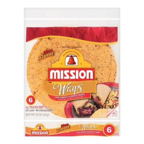 MISSION 15oz WRAPS SUN-DRIED TOMATO BASIL