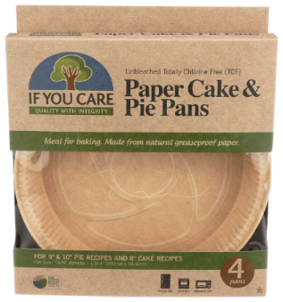 IF YOU CARE - 4ct PIE BAKING PANS PAPER CAKE