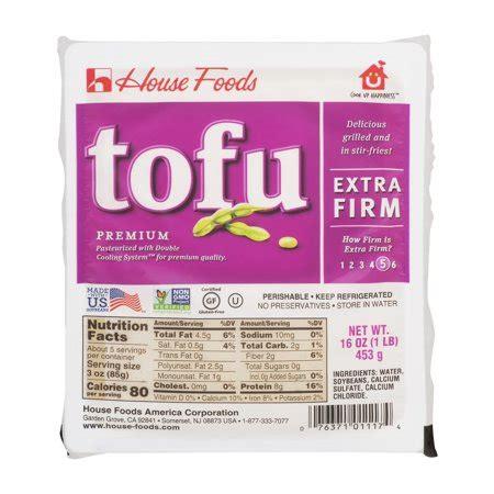 HOUSE FOODS 16oz TOFU EXTRA FIRM