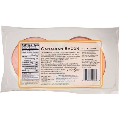JONES 6oz CANADIAN BACON