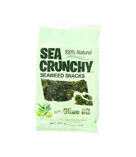 SEA CRUNCHY 0.35oz OLIVE OIL SEAWEED SNACKS