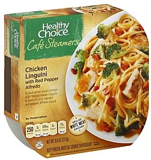 HEALTHY CHOICE 9.8oz CHICKEN LINGUINI WITH RED PEPPER ALFREDO