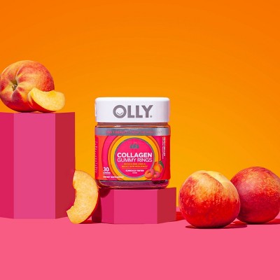 OLLY 30ct COLLAGEN RINGS SUPPLEMENT GUMMIES FOR SKIN RESILIENCE