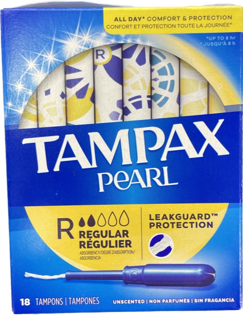 TAMPAX PEARL 18ct REGULAR