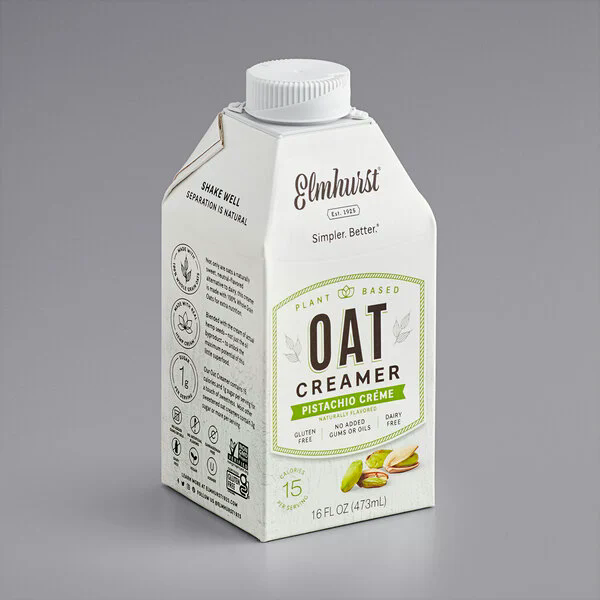 ELMHURST 16oz OAT CREAMER PISTACHIO CREME
