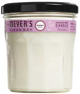 MRS MEYERS 7.2OZ SOY CANDLE PEONY SCENT