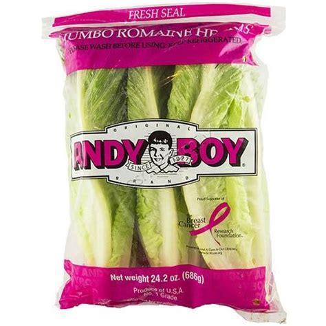 ANDY BOY 3ct JUMBO ROMAINE HEARTS