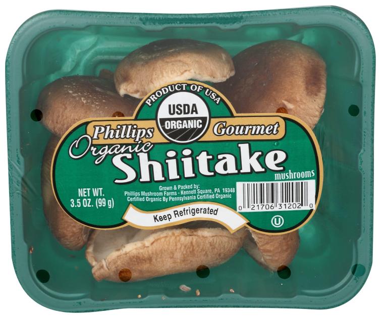 PHILLIPS GOURMET ORGANIC 3.5oz SHIITAKE