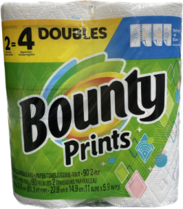 BOUNTY 2PK PRINTS 2=4 DOUBLES