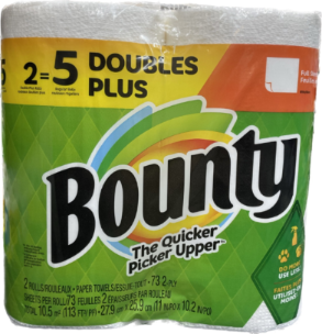 BOUNTY 2pk DOUBLES PLUS 2=5 FULL SHEETS