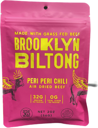 BROOKLYN BILTONG 2oz PERI PERI CHILI AIR DRIED BEEF