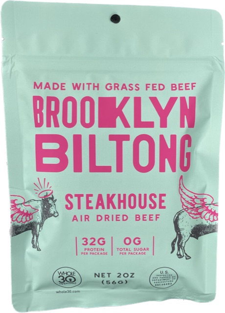 BROOKLYN BILTONG 2oz STEAKHOUSE AIR DRIED BEEF