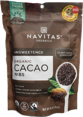 NAVITAS 16oz ORGANIC CACAO NIBS
