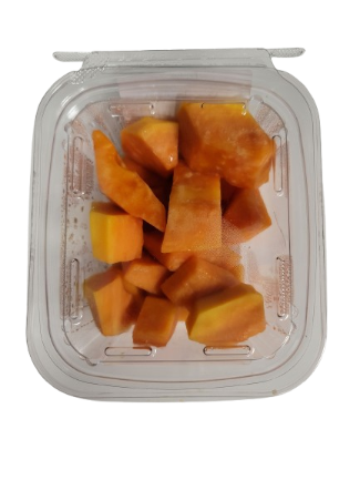 PRE-CUT PAPAYA, Each, 0.50 lb