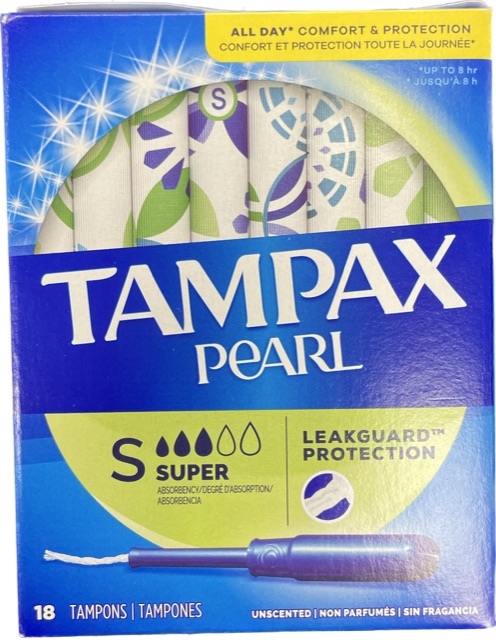 TAMPAX PEARL 18ct SUPER