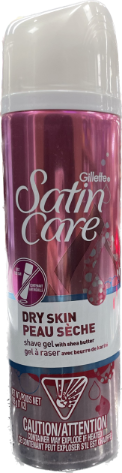GILLETTE 7oz SATIN CARE DRY SKIN