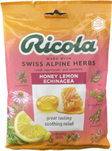 RICOLA HONEY LEMON ECHINACEA 19CT
