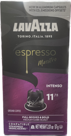 LAVAZZA 2.01oz ESPRESSO PODS INTENSO 12ct