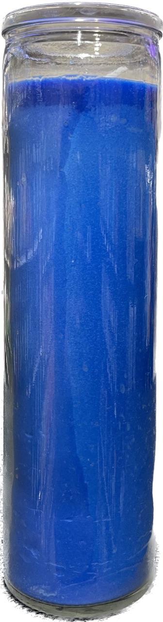 7DAYS 1CT BLUE CANDLE 