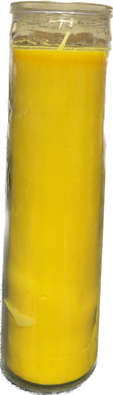 7DAYS 1CT YELLOW CANDLE 