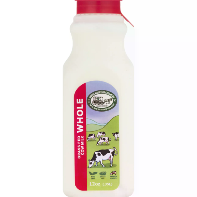 SOUTH MOUNTAIN 12OZ WHOLE GRASS FED COW MILK