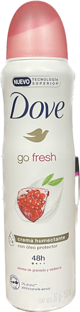 DOVE 150ML GO FRESH SPRAY POMEGRANATE GRANADA & VERBENA