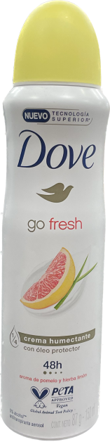 DOVE 150ML GO FRESH SPRAY GRAPEFRUIT