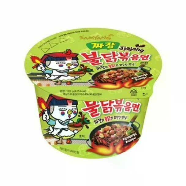 SAMYANG 3.70OZ Jjajan BULDAK SPICY CHICKEN FLAVOR RAMEN