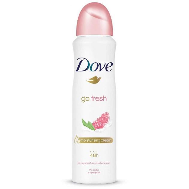 DOVE 5.0floz GO FRESH DEODORANT SPRAY POMGRANATE-LEMON